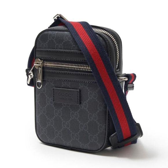 Gucci Crossbody Bag GG Supreme Black - Picture 1 of 10